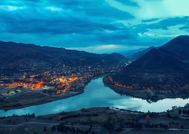 View Of Mtskheta City From