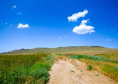 Rural Road To The Sea Coas