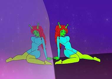 alien girl