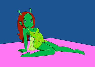 alien girl