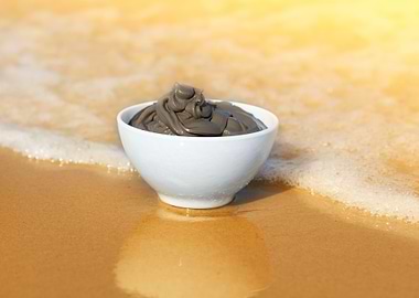 Dead Sea Mud In A Bowl On