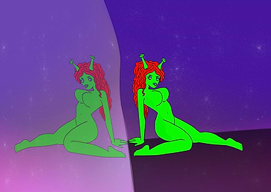 alien girl