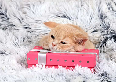 Cute Kitten Lying On A Gif