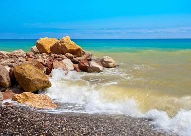 Stones On The Pebble Beach