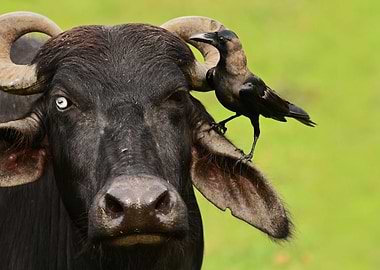 House Crow Corvus Splenden