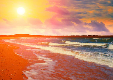 Beautiful Deserted Beach A