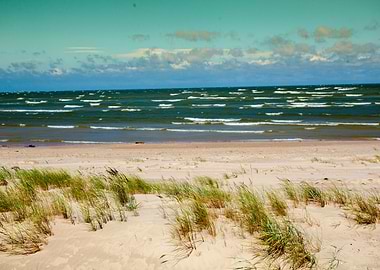 Wild Baltic Sea Beach In W