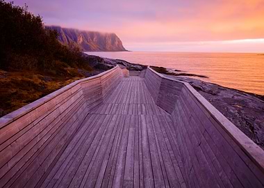 Senja Island At Sunset Lig