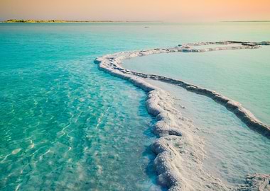 Dead Sea Salt Shore