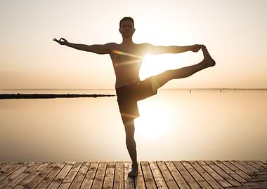 Concentrated Young Sportsm