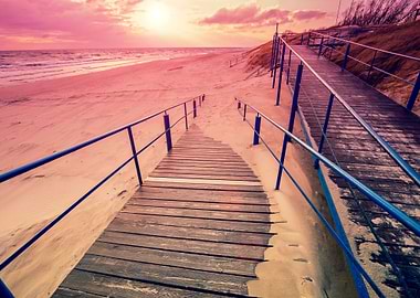 Stairway To The Sandy Beac