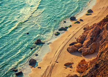 View From The Rocks On The