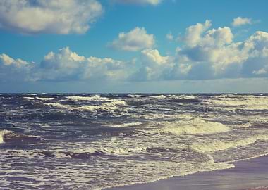 Marine Landscape With Stor