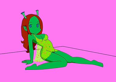 alien girl