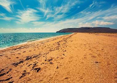 Beatiful Deserted Sand Bea