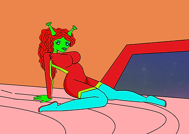 alien girl