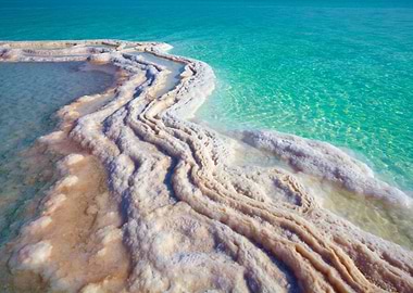 Texture Of Dead Sea Salty