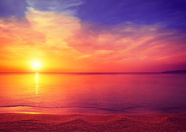 Morning On The Beach Magic