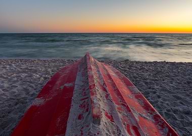 Baltic Sea Shore And Boat