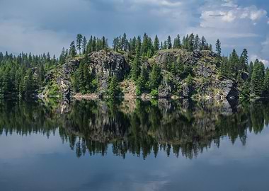 Forest Lake Reflection