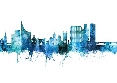 Reading England Skyline