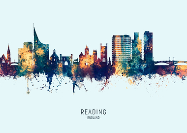 Reading England Skyline