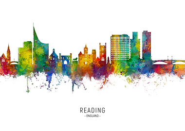 Reading England Skyline