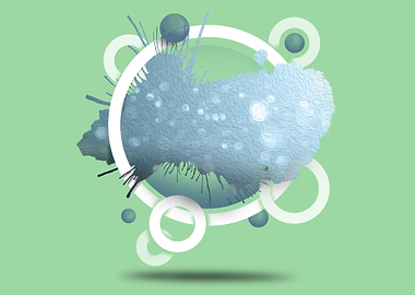 AbstractPaintShapeGreen