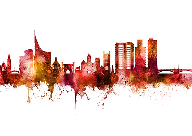 Reading England Skyline