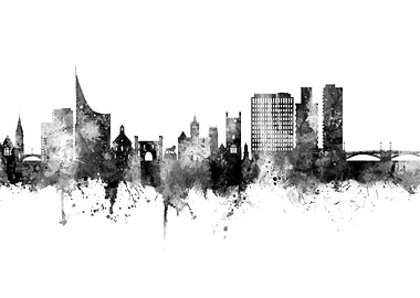 Reading England Skyline