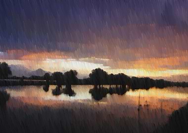 dark Sunset silhouette