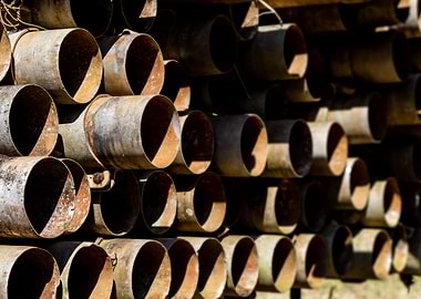 Rusted pipes