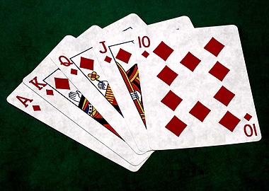 Poker Royal Flush Diamonds
