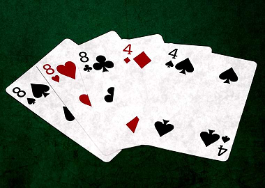 Poker Hand Full House 3