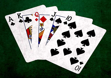 Poker Hand Straight 3