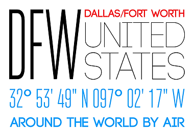 Dallas Texas USA By Air