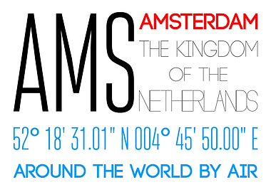 Amsterdam Holland By Air