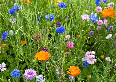Summer field flowers