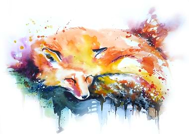 Sleeping Fox