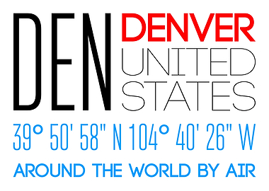 Denver Colorado USA By Air