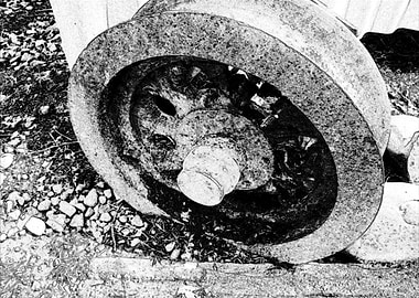 Vintage Tractor Wheel