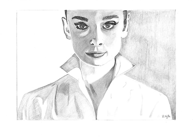 Audrey Hepburn pencils