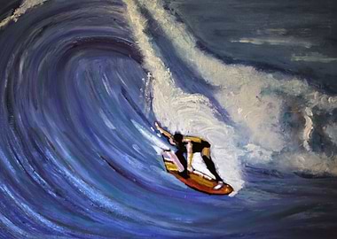 Rogue Wave Surfer