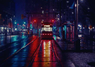 Night City Tram