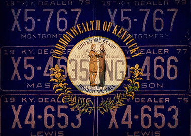 Kentucky State Flag Art