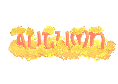 Autumn word design