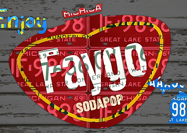 Faygo License Plate Art
