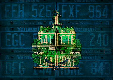 Vermont State Flag Recycle