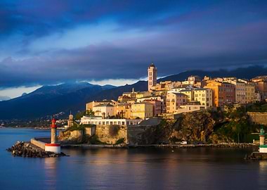 The harbor in the morning