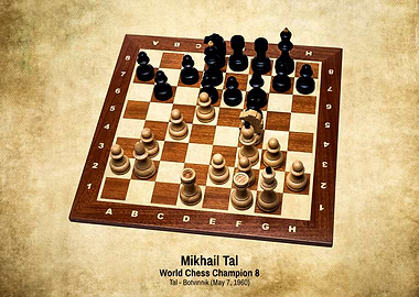Mikhail Tal Chess Champ 8
